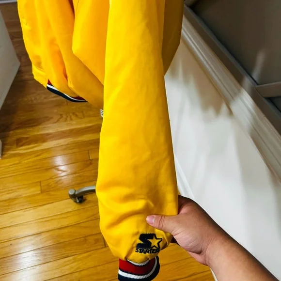 Authentic Vintage Starter Atlanta Braves Jacket Bomber MLB Baseball Size 4XL - Picture 4 of 7